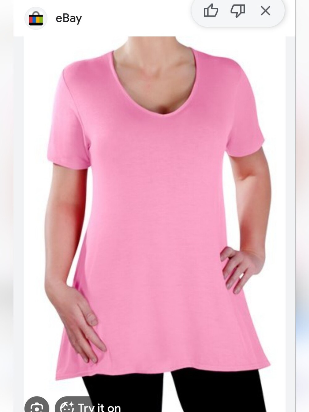 Lauren Moshi Silk Blend Tee Women Med